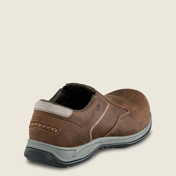 Mens Red Wing Comfortpro - Soft Toe - Slip-on Brown - WGD210395